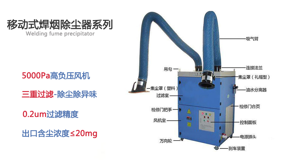 移動焊煙機(jī)除塵器